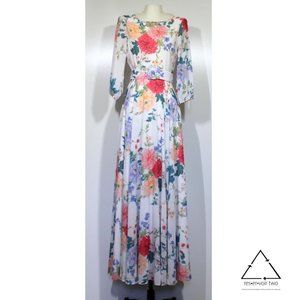 Yumi Kim Hudson Belted Maxi Floral Ruffle Dress